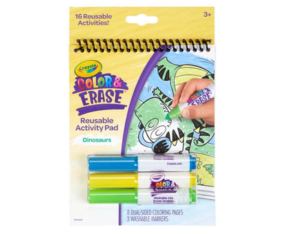 Crayola Color & Erase Dinosaurs 4pc Set