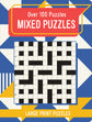 Geometric Large Print Puzzle Book, Mixed Puzzles- 128page