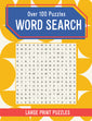 Geometric Large Print Puzzle Book, Word Search- 128page