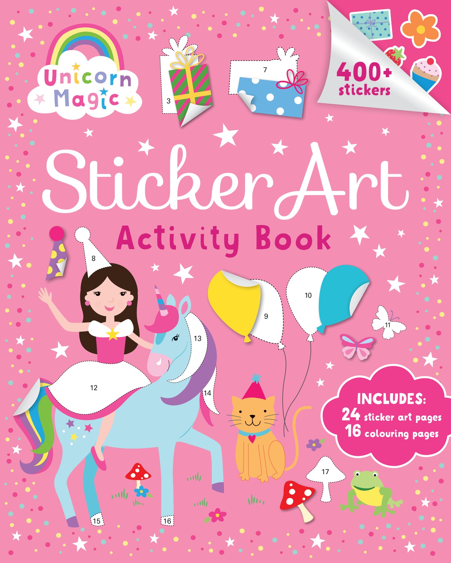 Sticker Art and Colouring Book, Unicorn Magic