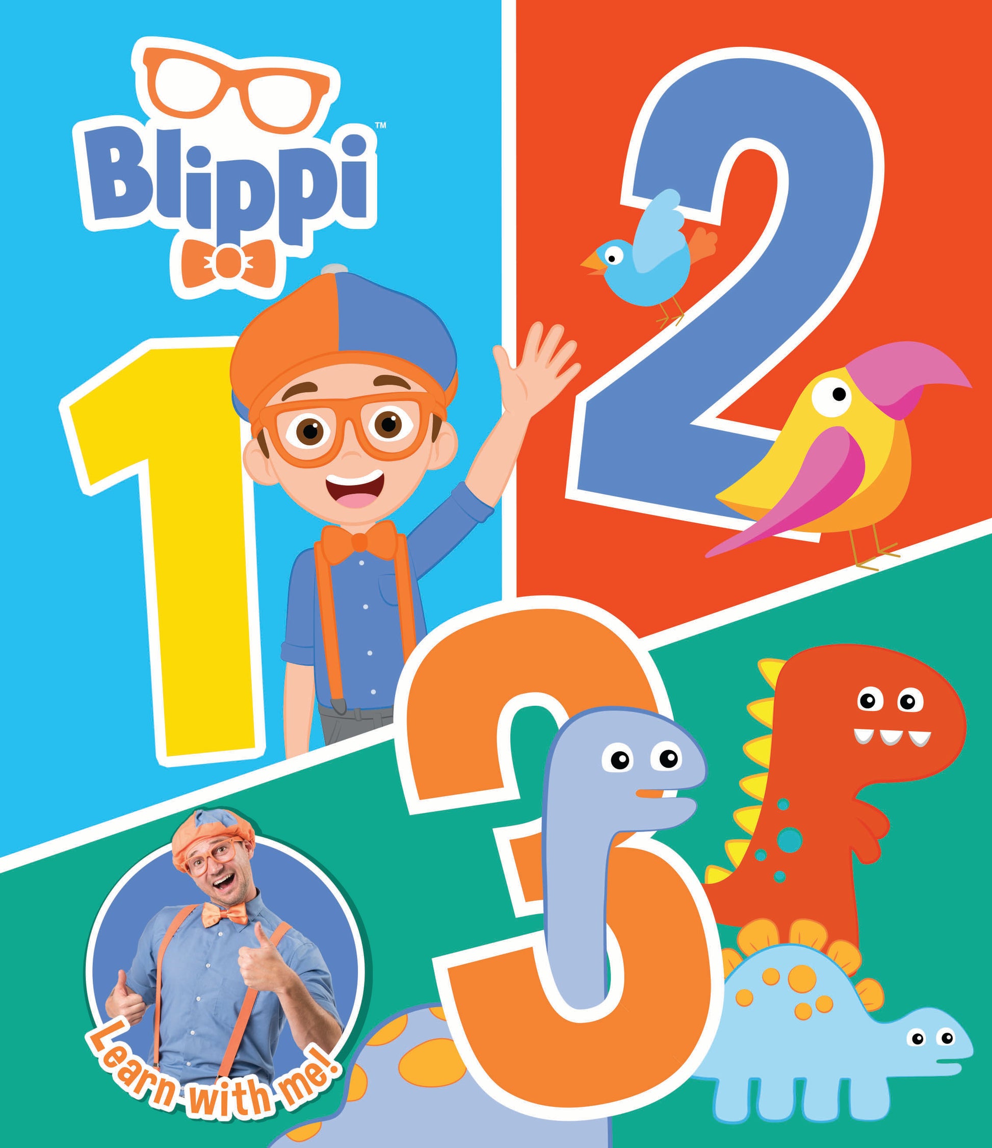 Blippi Cased Board Book, 123