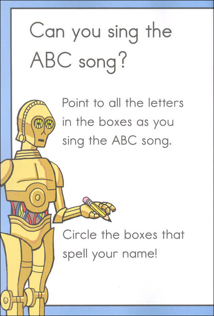 Preschool ABC Fun Workbook, Star Wars