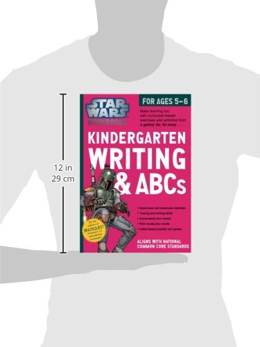 Kindergarten Writing & ABCs Workbook, Star Wars