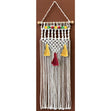 Design Works/Zenbroidery Macramé Wall Hanging Kit, Natural Twist- 8"x24"