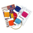 Design Works/Zenbroidery Macramé Wall Hanging Kit, Rainbow Star- 6"x16"