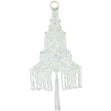 Design Works/Zenbroidery Macramé Wall Hanging Kit, White Tree- 11"x24"