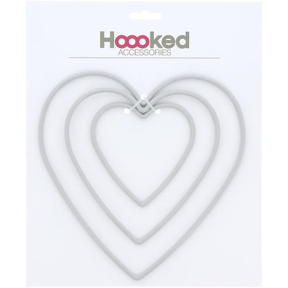 Hooked Macrame Frames, Hearts