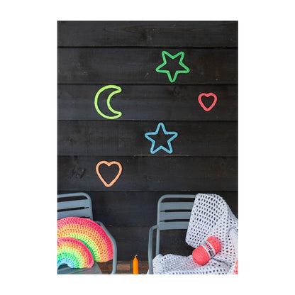 Hooked Macrame Frames, Stars