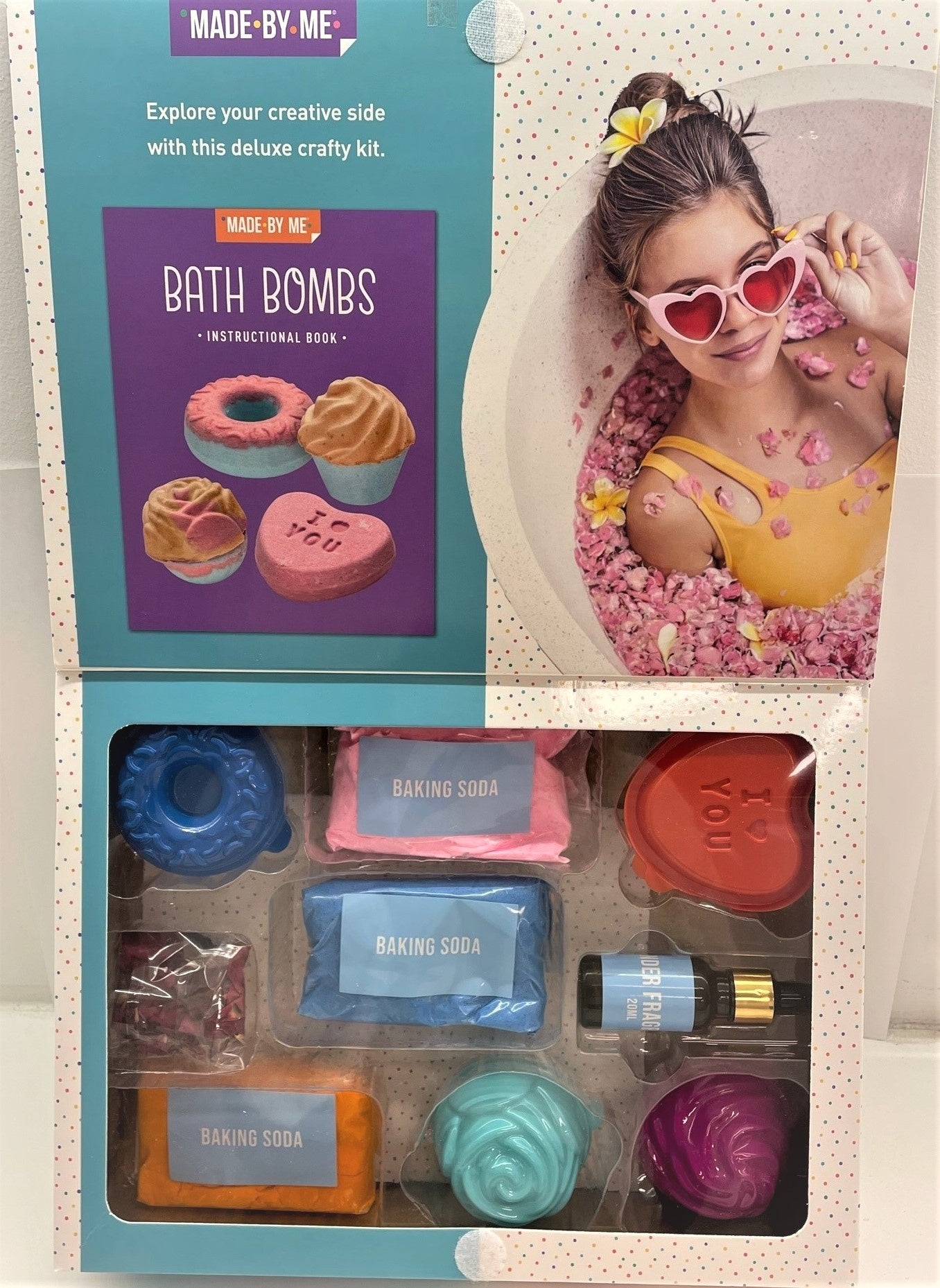 Made By Me Deluxe Book & Kit, Bath Bombs