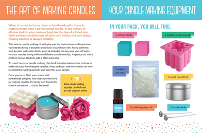 Made By Me Deluxe Book & Kit, Candle Making