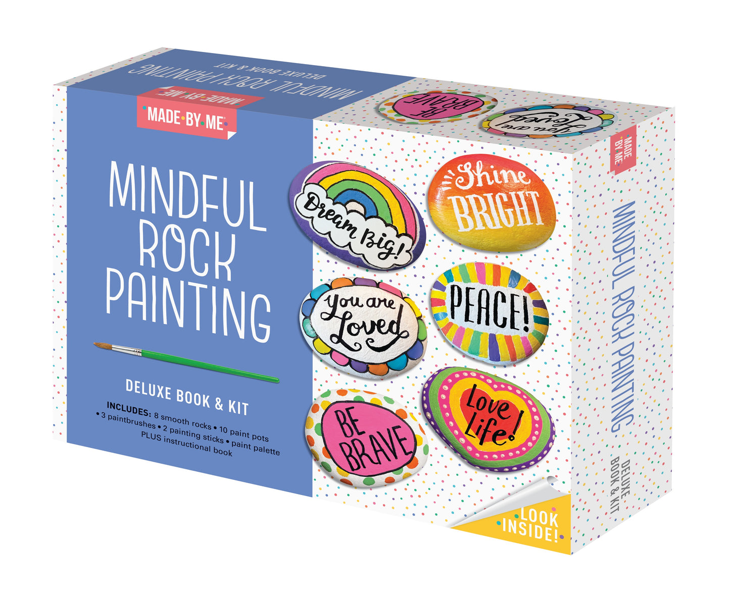 Made By Me Deluxe Book & Kit, Mindful Rock Painting