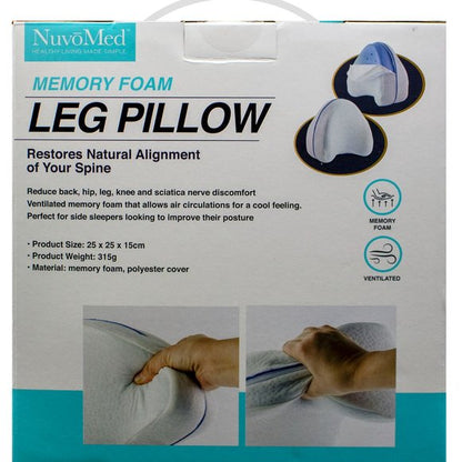 NuvoMed Memory Foam Leg Pillow