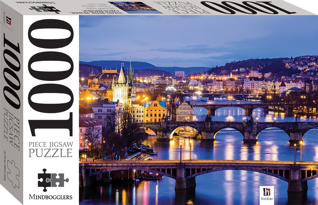 1000-Piece Jigsaw Puzzle, Vltava River, Prague, Czech Republic