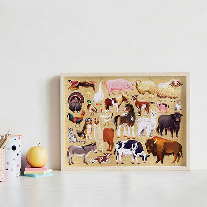 Junior Jigsaw Puzzle, Explore 24: Farm Animals