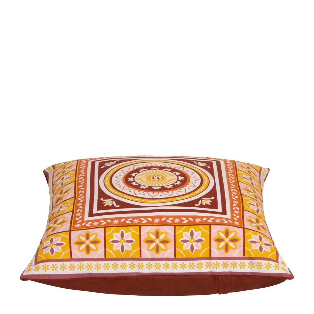 Kasbah Cushion, Pink/Multicolor- 50x50cm