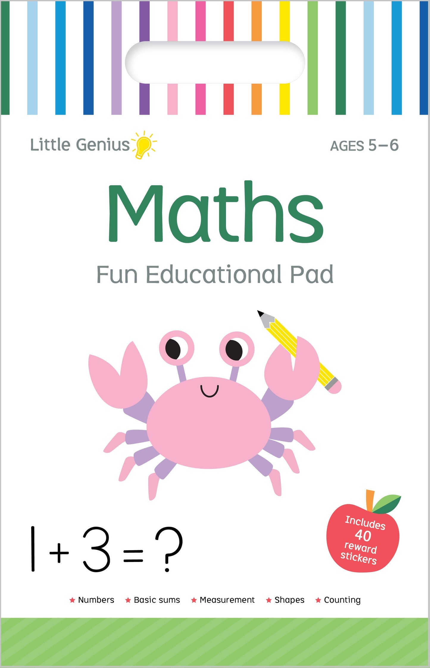 Little Genius Vol. 2 Small Activity Pad, Maths