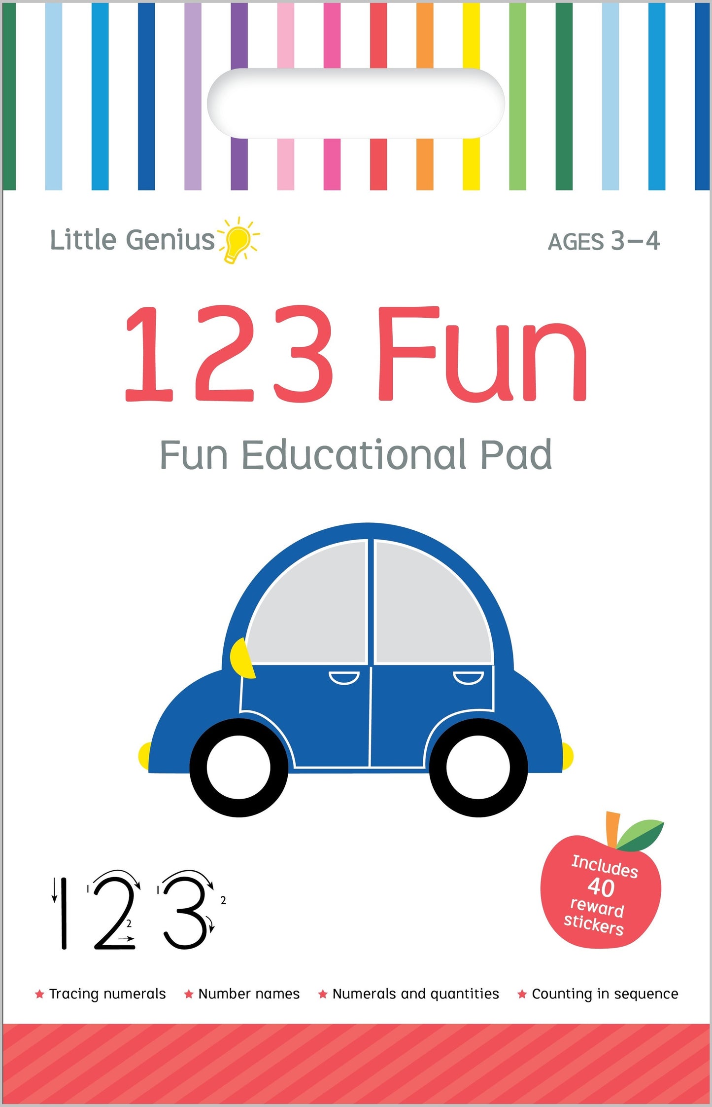 Little Genius Vol. 2 Small Activity Pad, 123 Fun