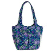 Knitting Storage Bag Ultimate, Purple Floral- 26x17x27cm