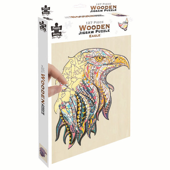 Puzzle Master Wooden Jigsaw Puzzle, Eagle- 127pc – Lincraft