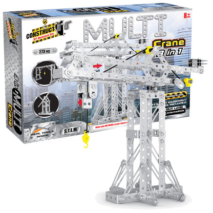 Construct It, Multi Crane 3 In 1- 273pc