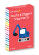 Little Genius Vol. 2 - Snap Cards - Trucks And Diggers
