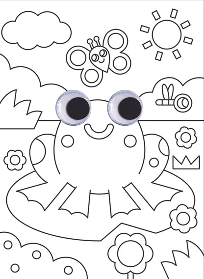 Googly Eyes Colouring Book, Mini Me