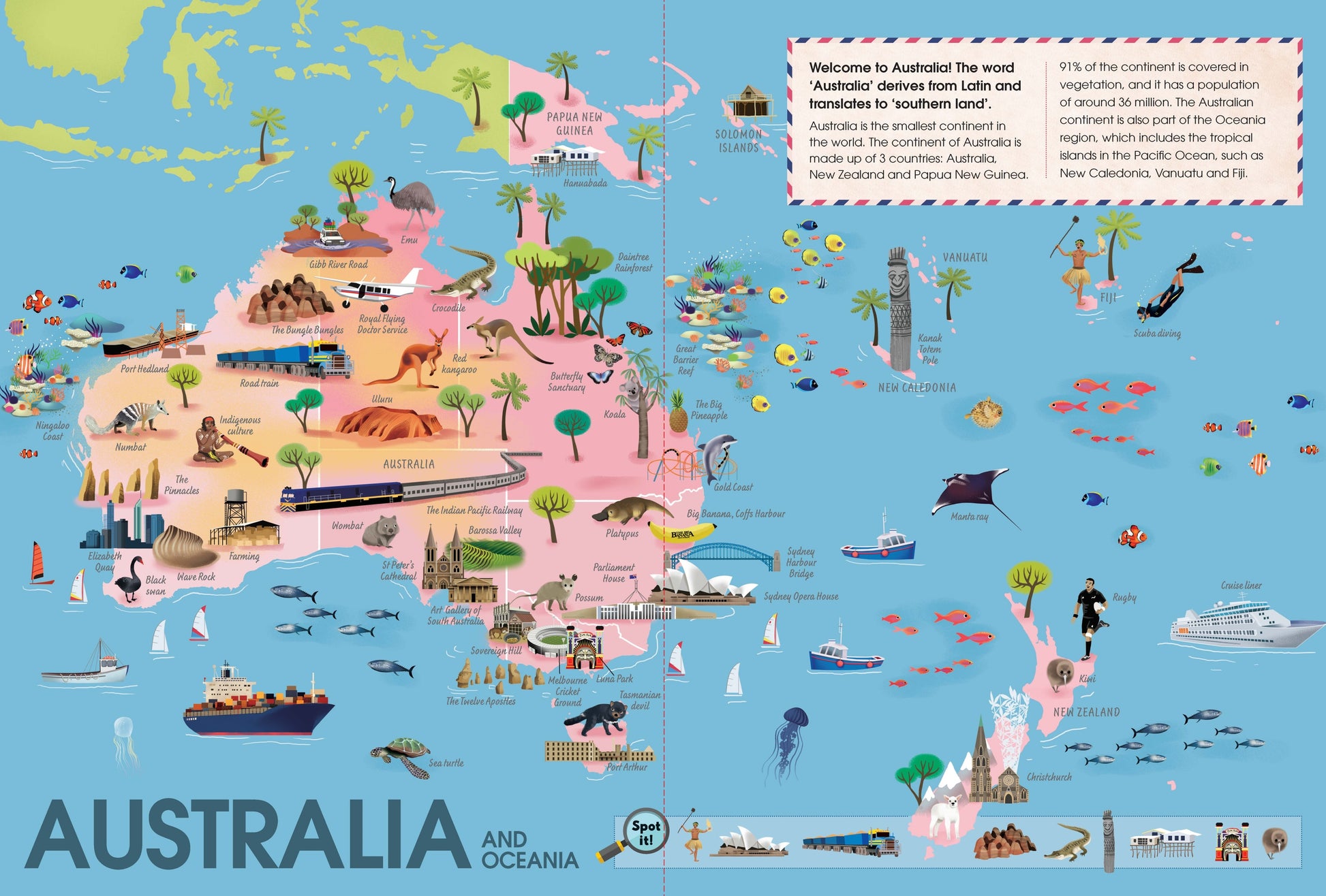 Seven Continents of the World (New Cover), Large Fold Out BB Media 1 of 2