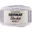 Bernat Blanket Ombre Yarn, Purple Ombre- 300g Polyester Yarn