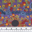 Aboriginal Print Fabric, Women Gathering Water Holes By Merryn Apma -Width 148cm
