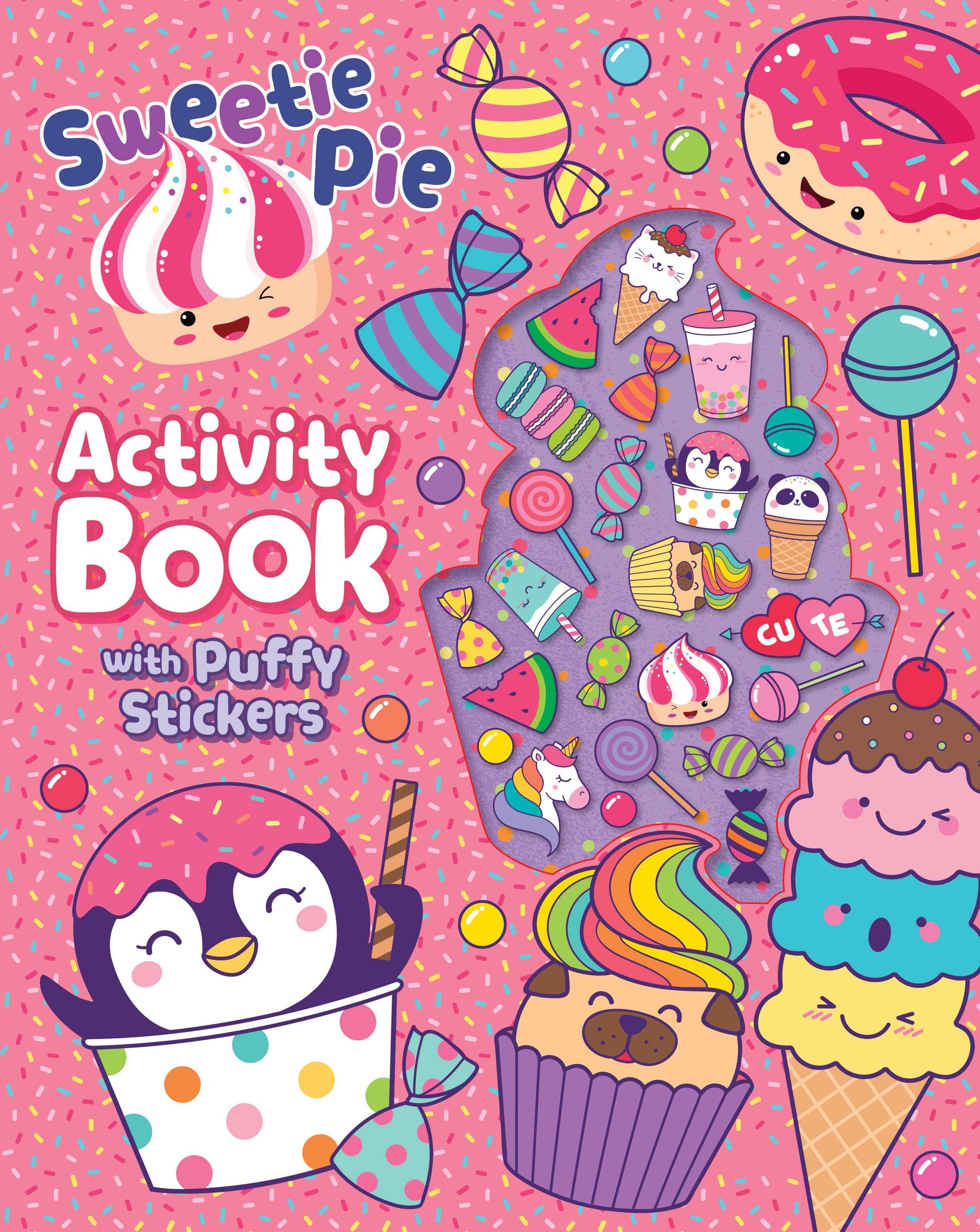 Puffy Sticker Book, Sweetie Pie