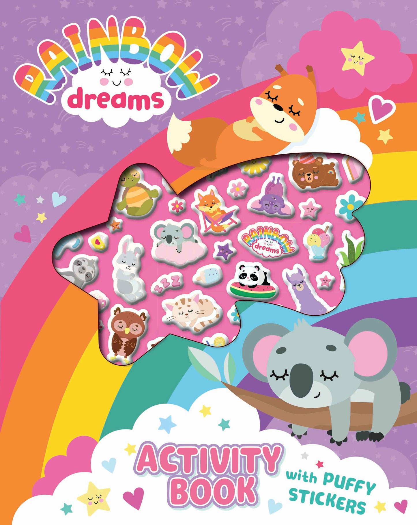 Puffy Sticker Book, Rainbow Dreams