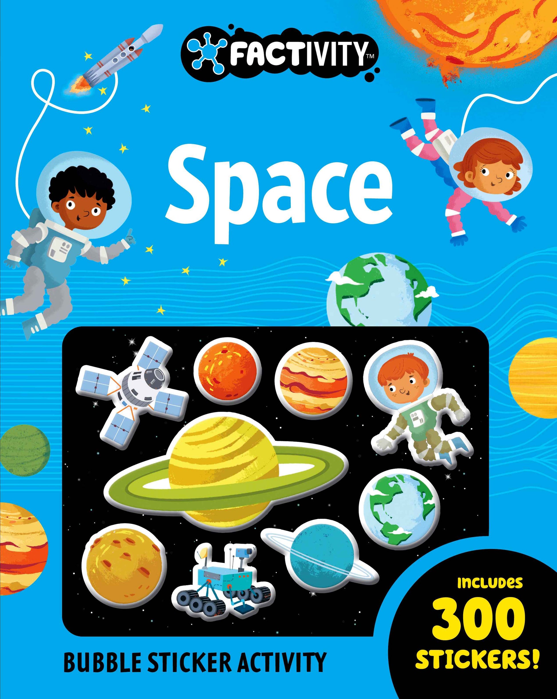 Factivity Bubble Sticker Activity Vol. 2, Book Space