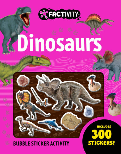 Factivity Bubble Sticker Activity Vol. 2, Dinosaurs