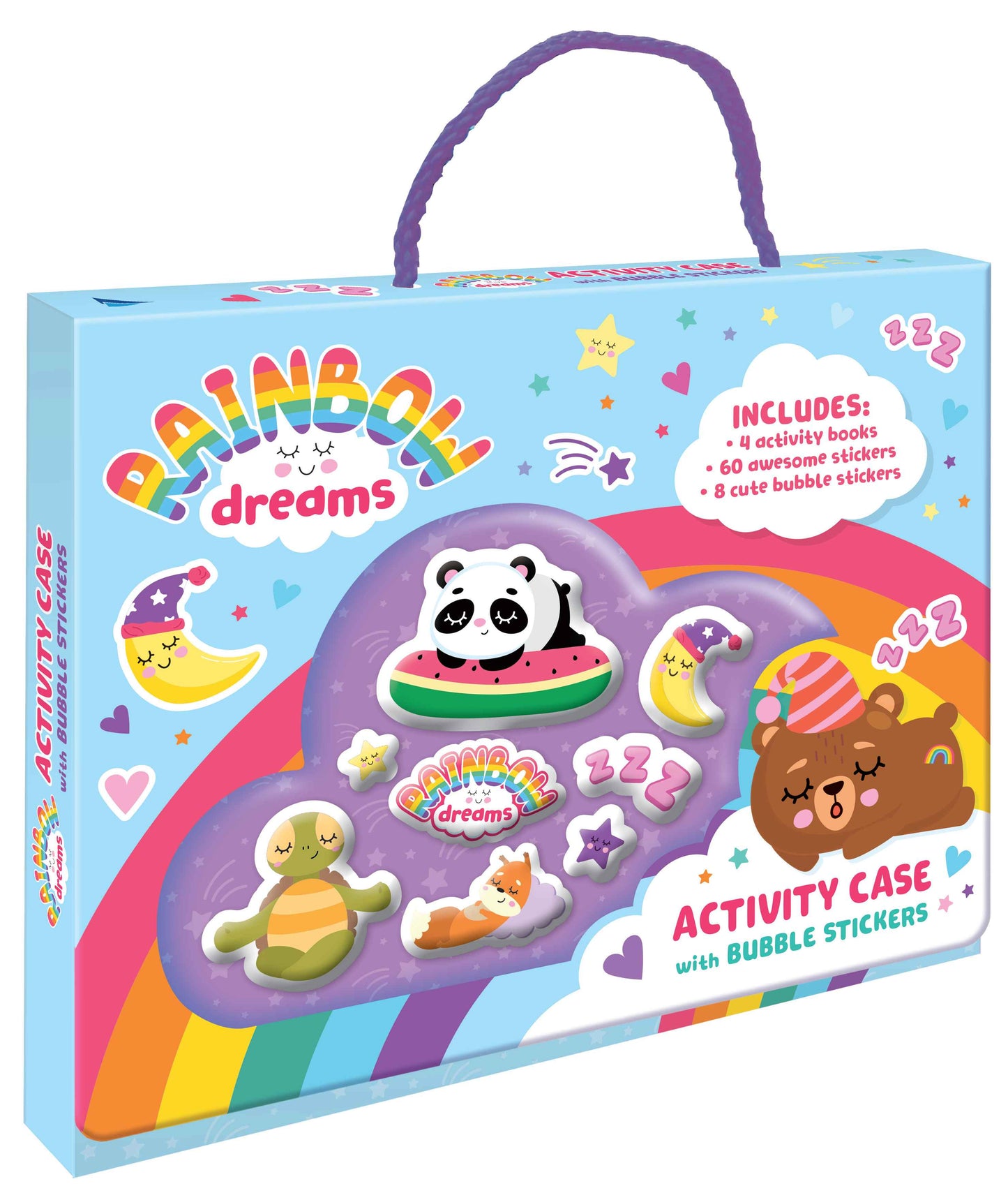 Bubble Sticker Activity Case, Rainbow Dreams