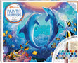 Paint By Numbers Canvas, Playful Dolphins