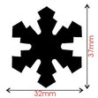 Sullivans Craft Punch, Chunky Snowflake- 37mm