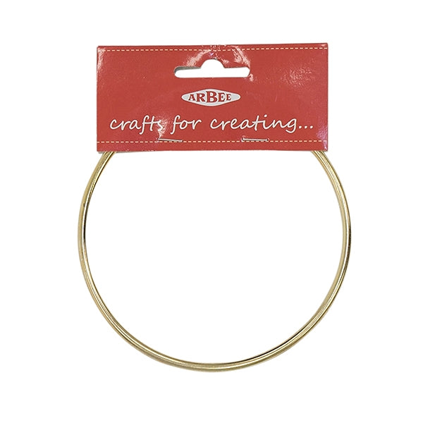 Arbee Macrame Ring, Gold- 100mm