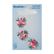 Simplicity Sew On Applique, Mini Floral Cluster- 3pc
