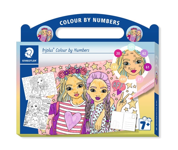 Staedtler Triplus Colour by Numbers, Fashion- 13pc