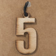 5 Small Plywood Number- 3.5cm