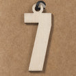 7 Small Plywood Number- 3.5cm