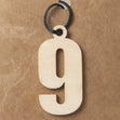 9 Small Plywood Number- 3.5cm