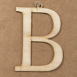B Large Plywood Letter- 8cm