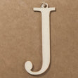 J Large Plywood Letter- 8cm