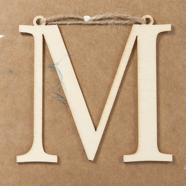 M Large Plywood Letter- 8cm