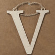 V Large Plywood Letter- 8cm