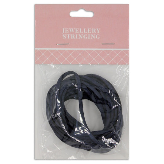 Suede String, Navy- 60pc- Sullivans