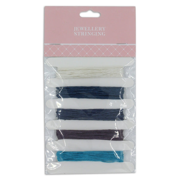 3m Jute Cord, Blues- 5pc- Sullivans