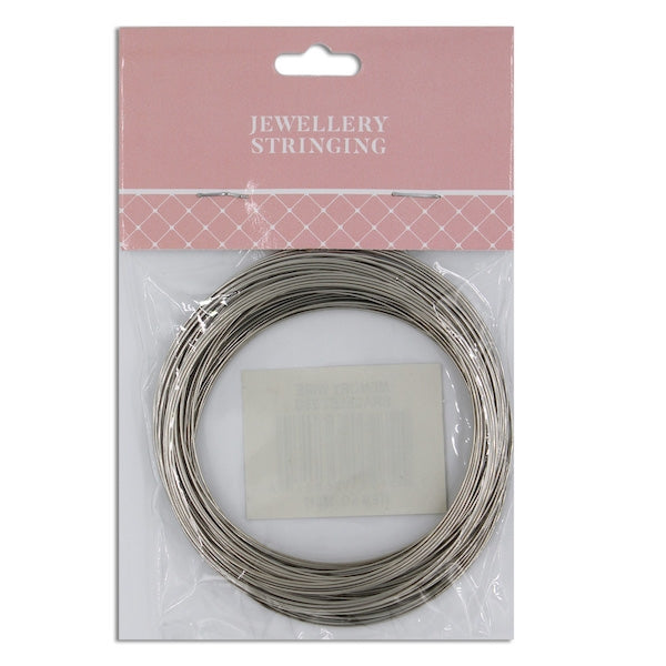 25g Memory Wire Bracelet, Silver- Sullivans