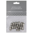 12mm Rope Tube Spacer, Silver- 14pc- Sullivans